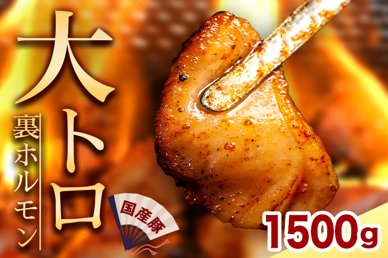 国産豚ホルモン 大トロ キクアブラ 1500g (150g×10)（DV068） 1500g (150g×10)