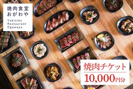 DR003 おがわや焼肉チケット 10000円分