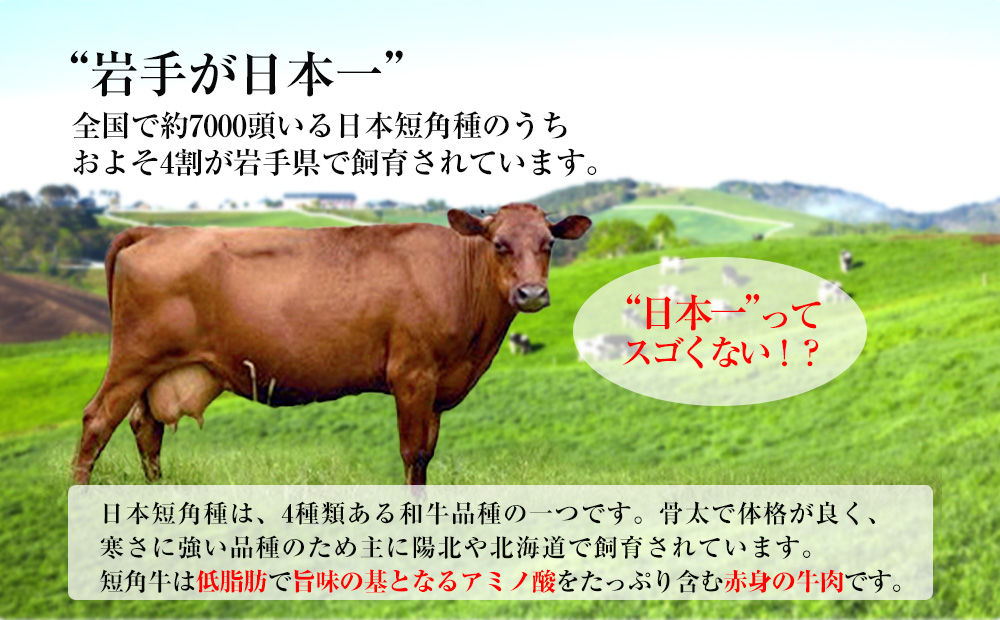 岩手県　矢巾町と葛巻町の人気返礼品 短角牛ハンバーグ4個と「くずまきワイン（1500ml）」セット 短角牛ハンバーグ4個とくずまきワイン1500ml