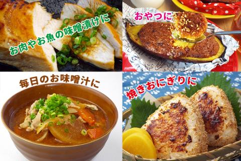 【ANA限定】3ちゃん矢次の米みそ　丸ごと味噌とご飯のお供　計3点セット