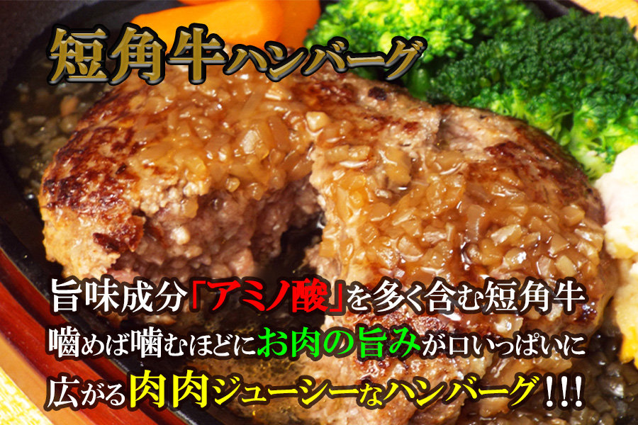 『極・塩ハンバーグ前沢牛100％』140ｇ×2個と『短角牛ハンバーグ』150ｇ×2個ビーフ100％ハンバーグの食べ比べセット　計4個