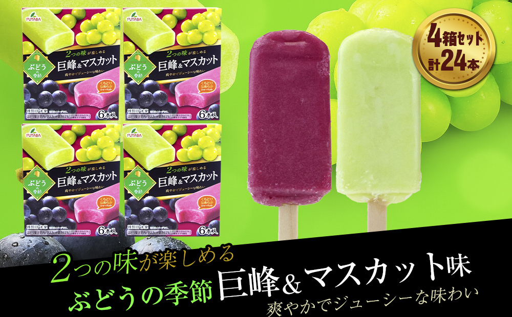 フタバ食品　ぶどうの季節 4箱セット　4箱セット　計24本
