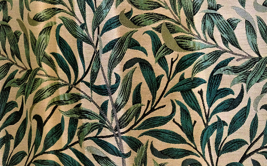 オーダーカーテン　ウィリアムモリス「ウイローボウ」　サイズ：巾190cm×丈240cm / 平泉 オーダー カーテン 新生活 模様替え インテリア 1枚 グリーン おしゃれ シンプル 重厚感【cbi917-wibo-g】