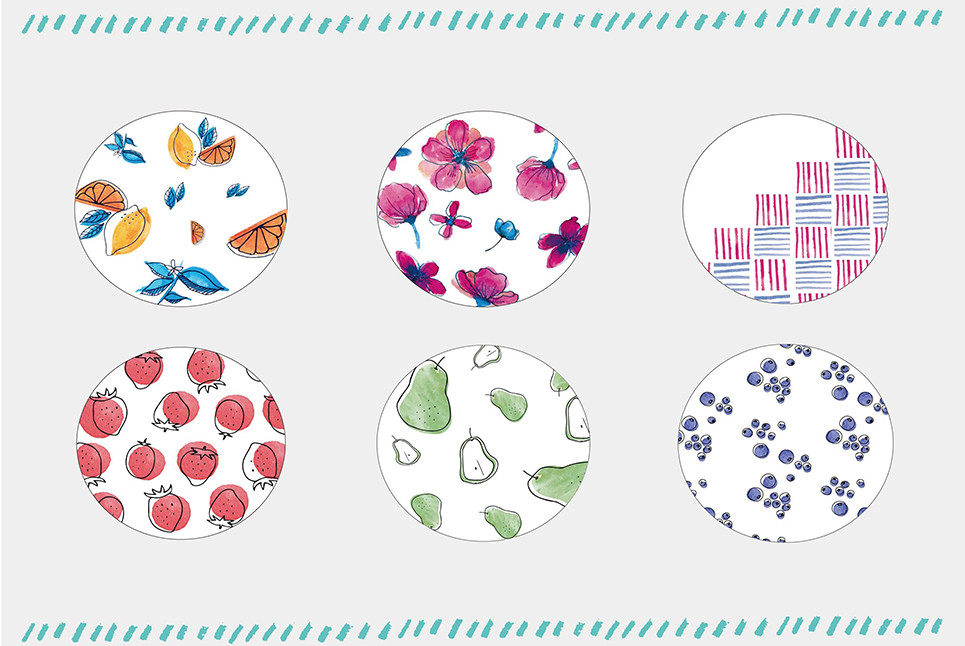 【６枚セット】水彩風・珪藻土コースター / 珪藻土 アスベスト不使用 除湿 耐熱性 耐火性 消臭 吸水 丸 白 ホワイト おしゃれ かわいい 可愛い プレゼント ギフト 贈答 贈り物 お祝い 誕生日【ksi919-suisai-6A】