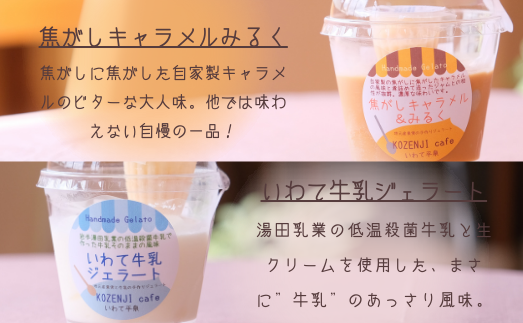 ブルーベリー農家のジェラート 6個パック（自家製ミニソース付き）/ ジェラート シャーベット アイス アイスクリーム デザート スイーツ スウィーツ カップアイス KOZENJIcaf?【kzj105-set-6A】