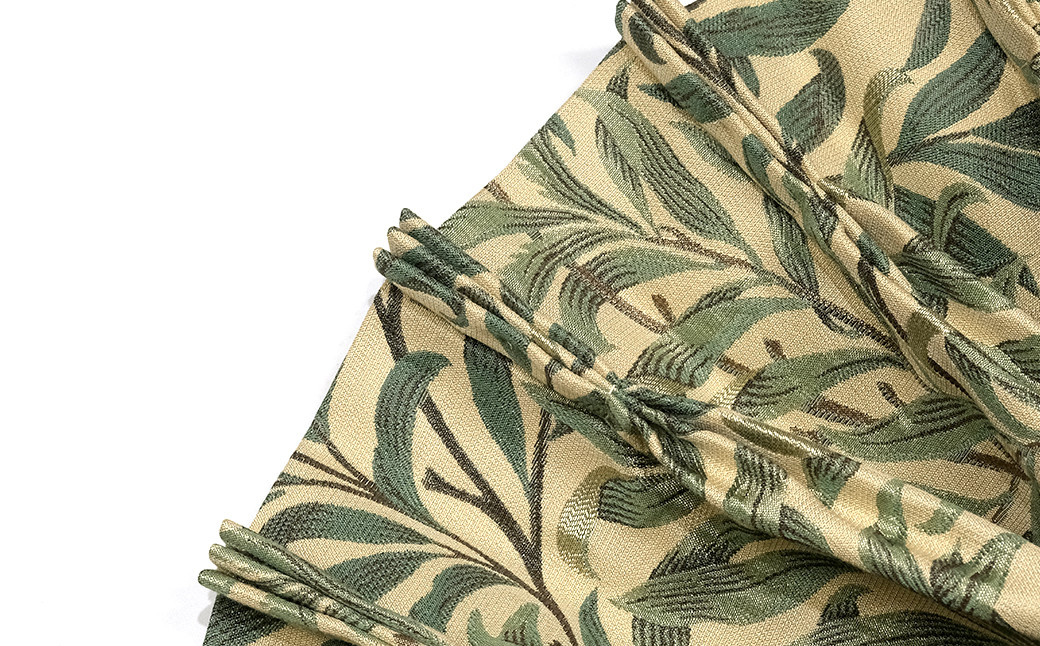 オーダーカーテン　ウィリアムモリス「ウイローボウ」　サイズ：巾190cm×丈240cm / 平泉 オーダー カーテン 新生活 模様替え インテリア 1枚 グリーン おしゃれ シンプル 重厚感【cbi917-wibo-g】