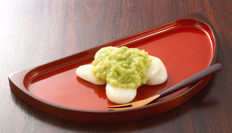 名物 ずんだもち 5個入×2箱 / 銘菓 名物 胡麻 だんご 団子 ずんだ餅 餅 もち モチ スイーツ お菓子 和菓子 お茶菓子 お茶うけ ギフト プレゼント お土産 贈答 贈り物 内祝い お祝い お返し 冷凍 松栄堂【sed112-set-5x2A】