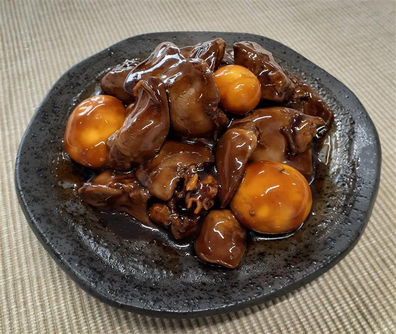 銘柄鶏「みちのく清流どり」鶏もつ煮[#0088_asa]