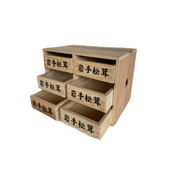 松茸箱の引き出し【中サイズ 3段×2列】
