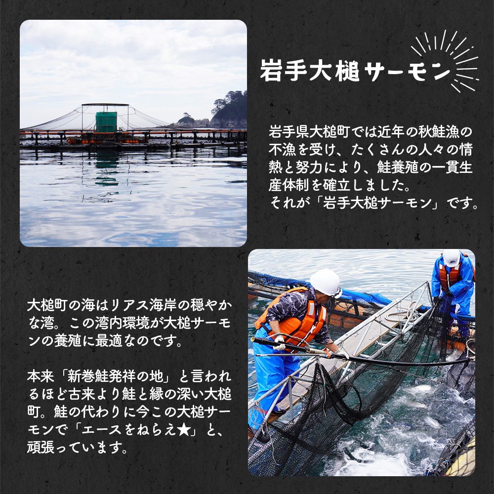 【岩手大槌サーモン】～家族とみんなで～ 700g～800g