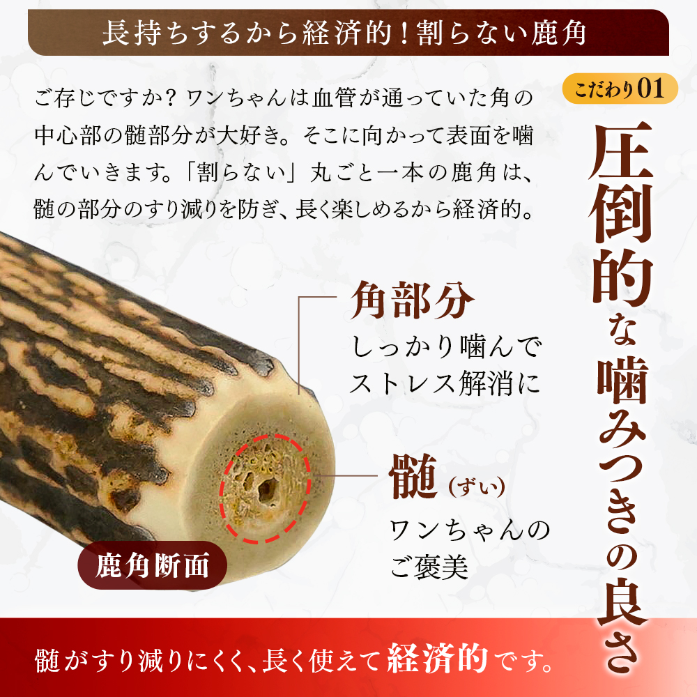 【ジビエ】【小型犬用】鹿肉おやつ・鹿角3点セット [オイシクテ](スライスジャーキー20g、リブジャーキー20g、鹿の角ドッグガムSサイズ）無添加（国産鹿を贅沢に熟成)岩手県産鹿肉100% 犬 いぬ おもちゃ 歯磨き 歯みがき デンタルケア 鹿角 おやつ 鹿肉 ジビエ 高たんぱく 低脂質 ヘルシー ダイエット ペットフード ドッグフード