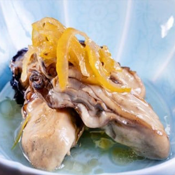 牡蠣燻製オイル漬トリオS（にんにく・山椒・柚子ドレ 各120g、アラカルト10g×6個入り1セット）