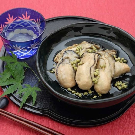 【H28いわて特産品コンクール入賞】大槌の牡蛎燻製《山椒オイル》L 180g×1個