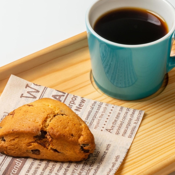 【チャリカフェオリジナル】ブレンドコーヒー100g×2袋＆スコーンセット（チョコ3コ・あ～んサンド3コ）コーヒーアロマが広がるティータイム 福袋