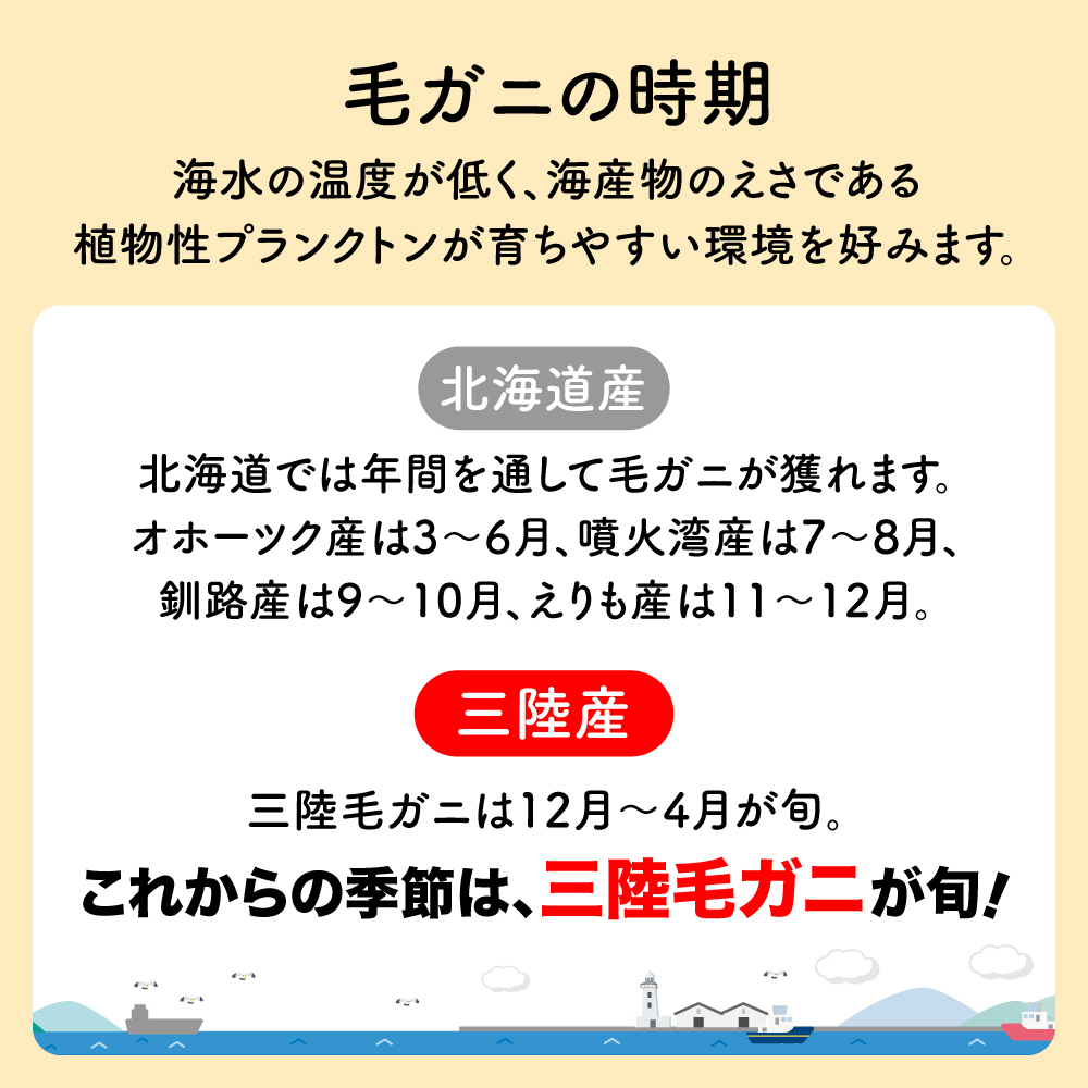 【令和8年発送】三陸産 三陸活毛ガニ 250g×3杯【2026年3月～4月発送】【05】