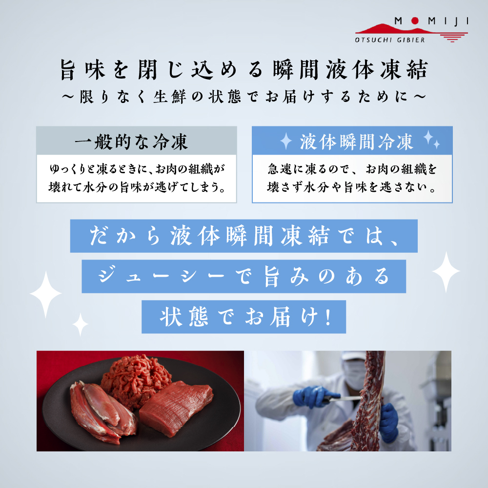 【ジビエ】【希少部位2点セット】大槌鹿ヒレ肉150g・ロース肉200gセット【ステーキ・ロースト・ヒレカツに】岩手県産 天然鹿 鹿肉 ジビエ ヘルシー 低カロリー 冷凍 赤身