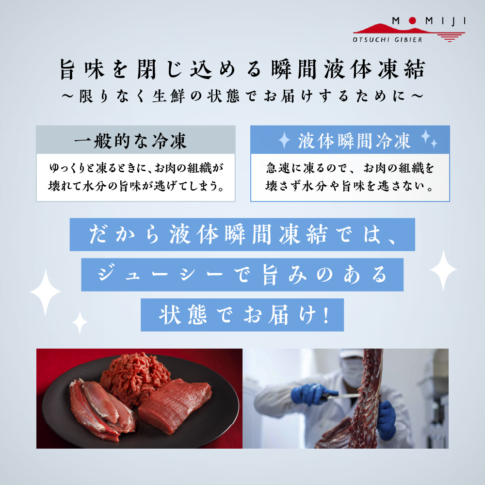 【ジビエ】【きめ細かな肉質の希少部位】大槌鹿ヒレ肉200g【ステーキ・ロースト・ヒレカツに】岩手県産 天然鹿 ジビエ ヘルシー 低カロリー 冷凍 赤身