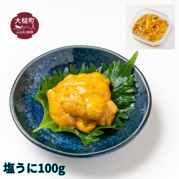 塩うに 100g 雲丹 うに 三陸産 大槌産 国産 オリジナル