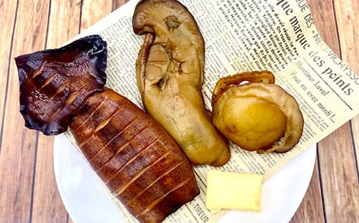 スモークラボ香屋の厳選燻製3種2パックセット【配送日指定不可】  YD-573