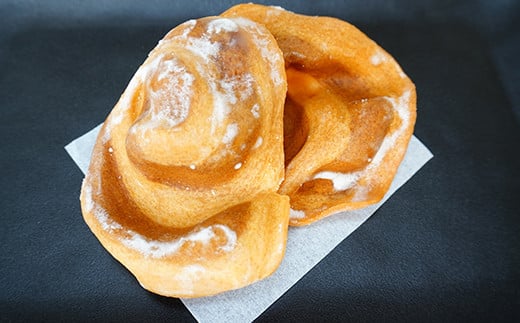 かりんとう シロ(白砂糖)　2枚入り×10袋 【くりっこ屋菓子店】 三陸山田 山田町 うずまきかりんとう せんべい 和菓子 和スイーツ 郷土菓子 岩手かりんとう  YD-663