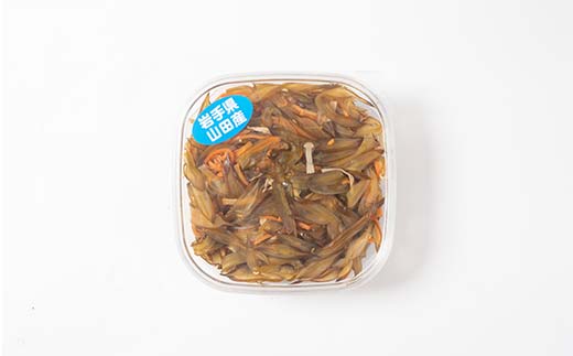 川石水産の茎わかめ醤油漬け 200g×2 パック 計400g 酒のつまみ 肴 おかず 若布 三陸山田 山田町 三陸産 海産品 YD-1015