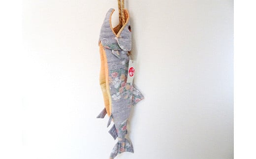 【手作り】三陸山田の大漁新巻鮭ぬいぐるみ サケ さけ 雑貨 おもちゃ【配送日指定不可】   YD-610