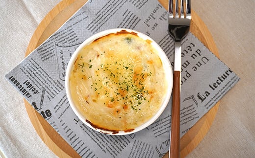 海鮮マカロニグラタン 4個セット【木村商店】 三陸山田 山田町 乳製品 魚貝  YD-660