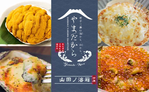 やまだから 山田ノ海箱 (冷凍)【配送日指定不可】 三陸山田 海産物 海産品 ほたて かき うに いくら グラタン 海童漬け 詰合せ セット  YD-860