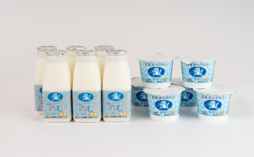 岩泉ヨーグルト90g×6個・のむヨーグルト200ml×6本セット【配送不可地域：離島】
