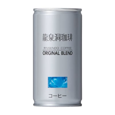 龍泉洞珈琲2種詰め合わせ(オリジナル・ブラック)190g×各15本　計30本