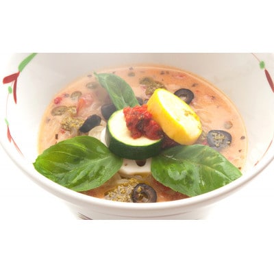 つるしこ濃厚ベジ温めんセット 4食入 [カレー温めん2食・トマトバジル温めん2食]【配送不可地域：離島】