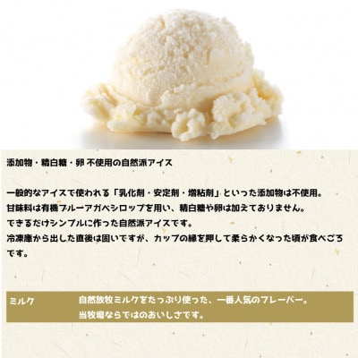 なかほら牧場のミルクアイス6個セット【配送不可地域：離島】