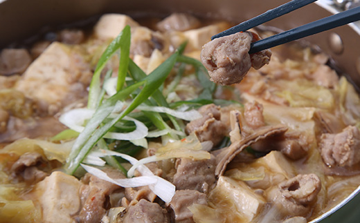 岩泉 小川炭鉱ホルモン 400g(2～3人前)×3パック(お鍋用)豚ホルモン・鳥もも肉入り【配送不可地域：離島】