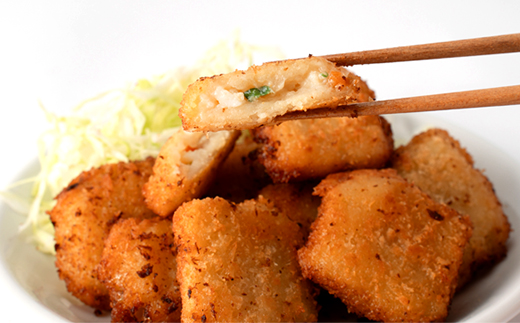 柔らかイカ葱カツ　840g(280g×3袋)小分けの簡単冷凍おかずでお弁当にも相性抜群の逸品【配送不可地域：離島】