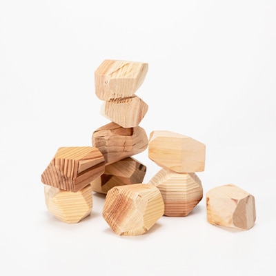 バランスキューブ10個set　子ども～大人まで楽しめる、多面体キューブ