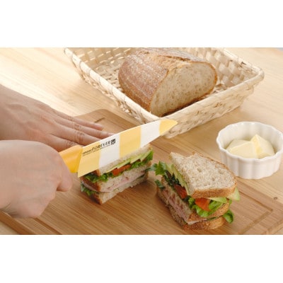 フォーエバー　抗菌カラーセラミック包丁14cmイエロー