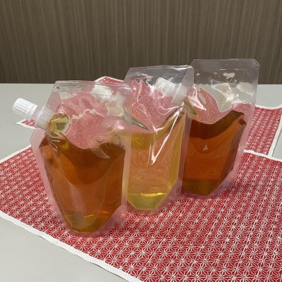 岩手県岩泉町産　イタチハギ・アカシア・ケンポナシ蜂蜜のセット　200g×各1袋(計600g)