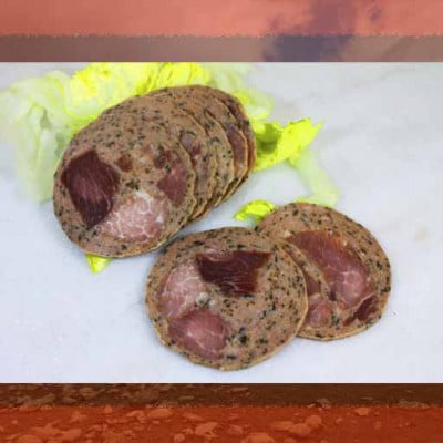 龍泉洞黒豚100%の3種のスライスソーセージセット 300g【配送不可地域：離島】