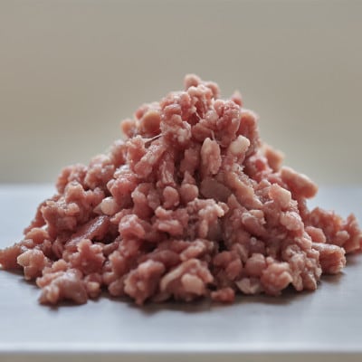 なかほら牧場 グラスフェッドビーフ(粗挽き)・グラスフェッドバターのセット【配送不可地域：離島】