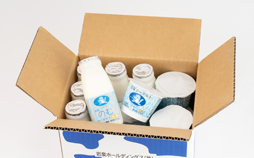 岩泉ヨーグルト90g×6個・のむヨーグルト200ml×6本セット【配送不可地域：離島】