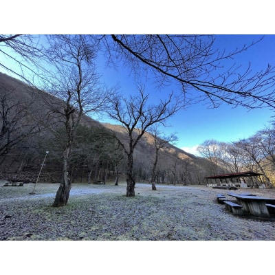 岩手県岩泉町　龍泉洞旅行村フリーサイトで野営を楽しめるキャンプ場「キャンプ場利用券(テント1張分)」