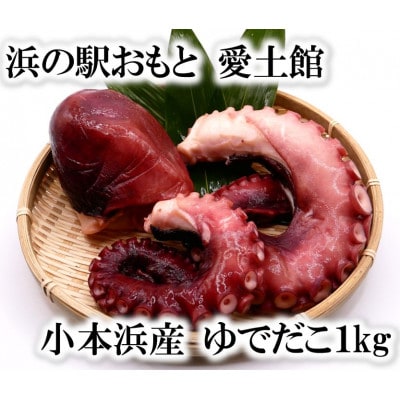 小本浜産　ゆでだこ(ミズダコ)1kg【配送不可地域：離島】