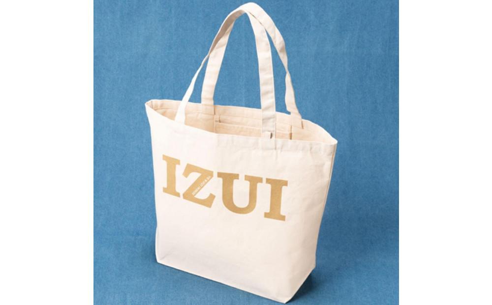 魔法の言葉「いずい」で「もちつもたれつ」IZUIトートバック(ナチュラル)