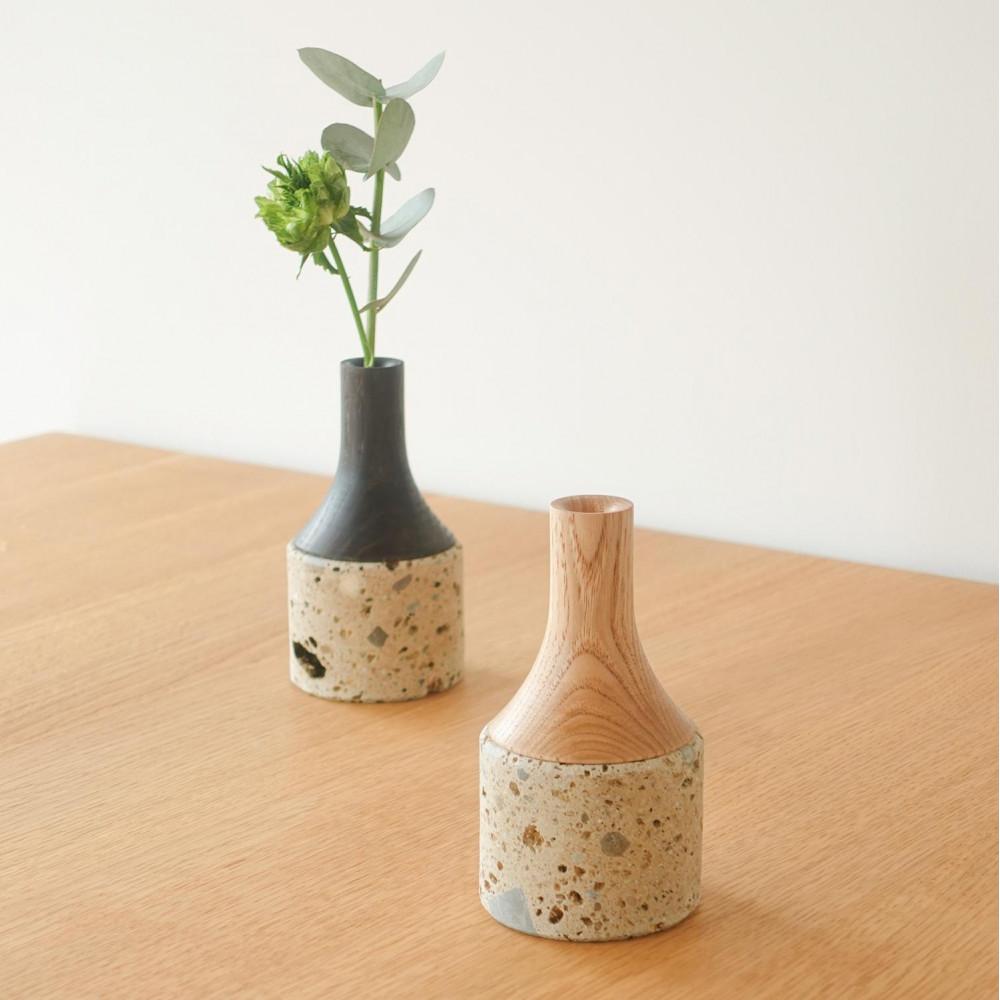 センダイフォルム フラワーベース 花瓶 ナチュラル【花瓶 花器 フラワーベース 植物 プラント フラワー 日用品 雑貨 観葉植物 インテリア デザイン モダン シンプル 北欧 ギフト プレゼント 季節 フラワーアレンジメント デコレーション ナチュラル ハンドメイド 伝統工芸 仙台 日本製】