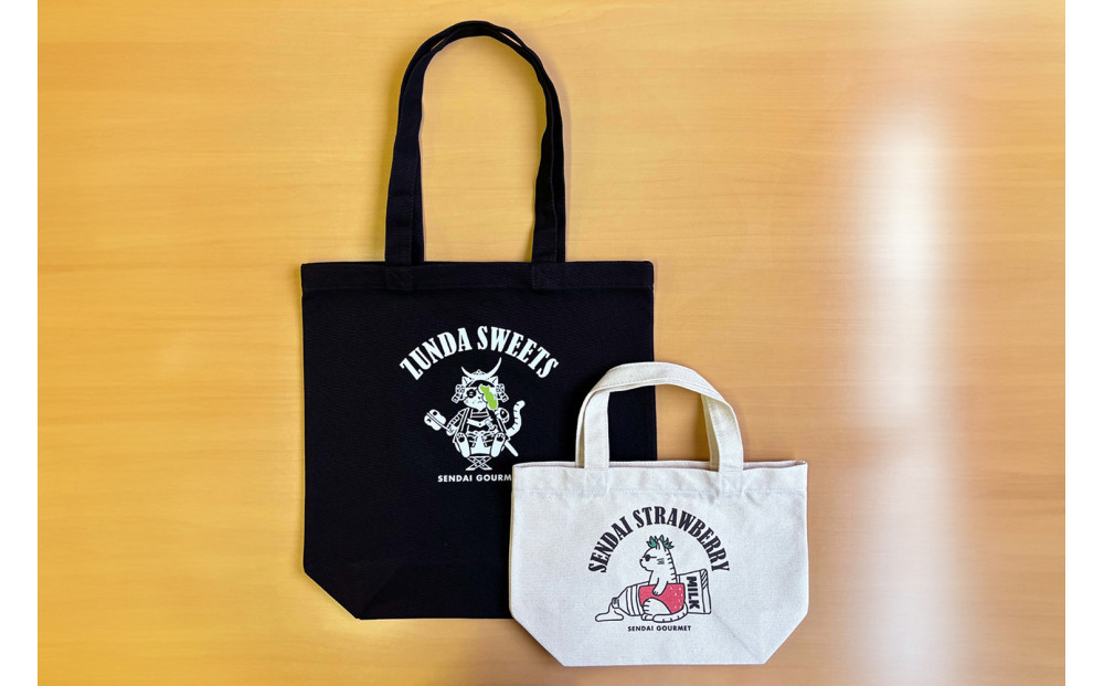 仙台グルメトートバッグセットC ずんだ餅＆仙台いちご