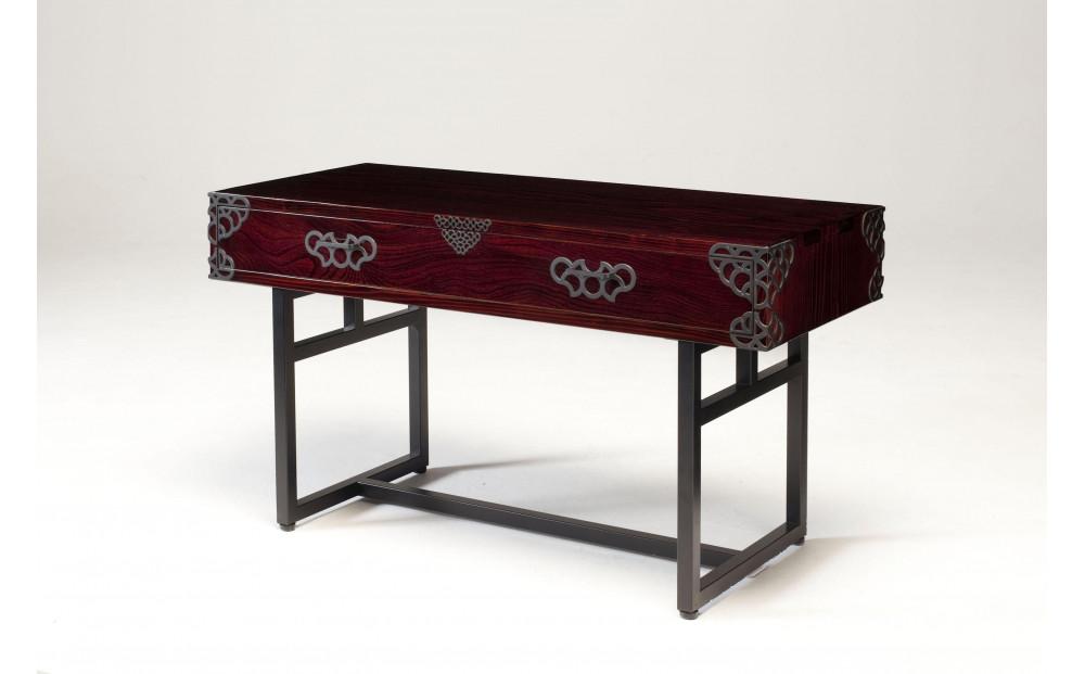 仙台箪笥　monmaya+ ローコンソール　木地呂塗【伝統 工芸品 グッドデザイン賞 タンス たんす 和タンス 仙台】