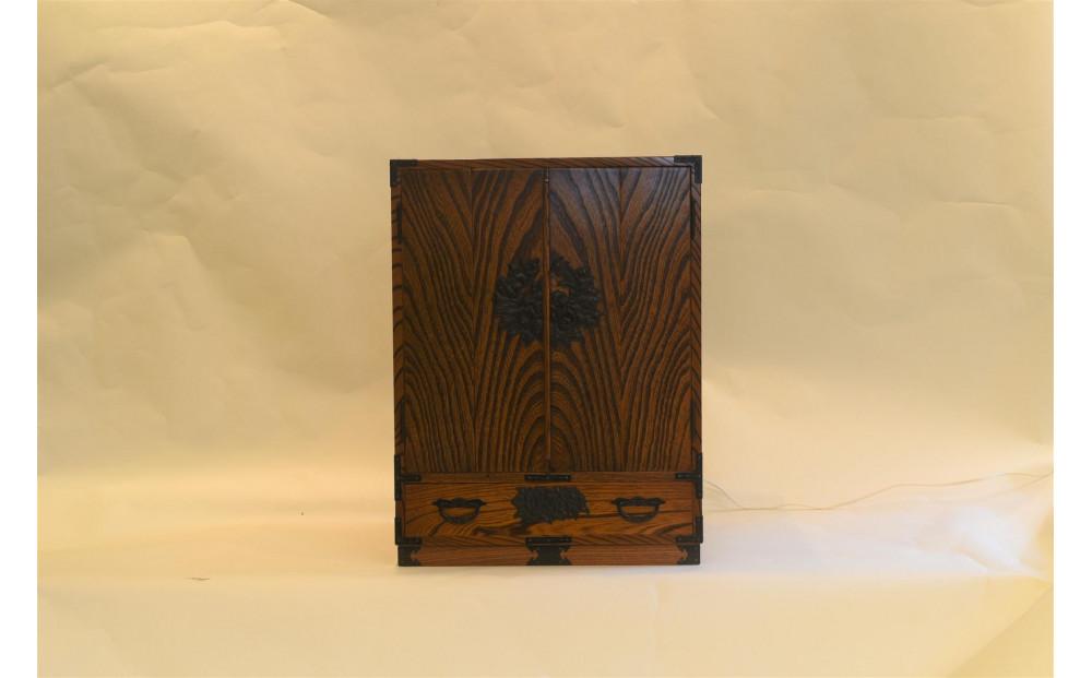 仙台箪笥　仏壇L　拭き漆【伝統 工芸品  手仕事 職人 仙台】