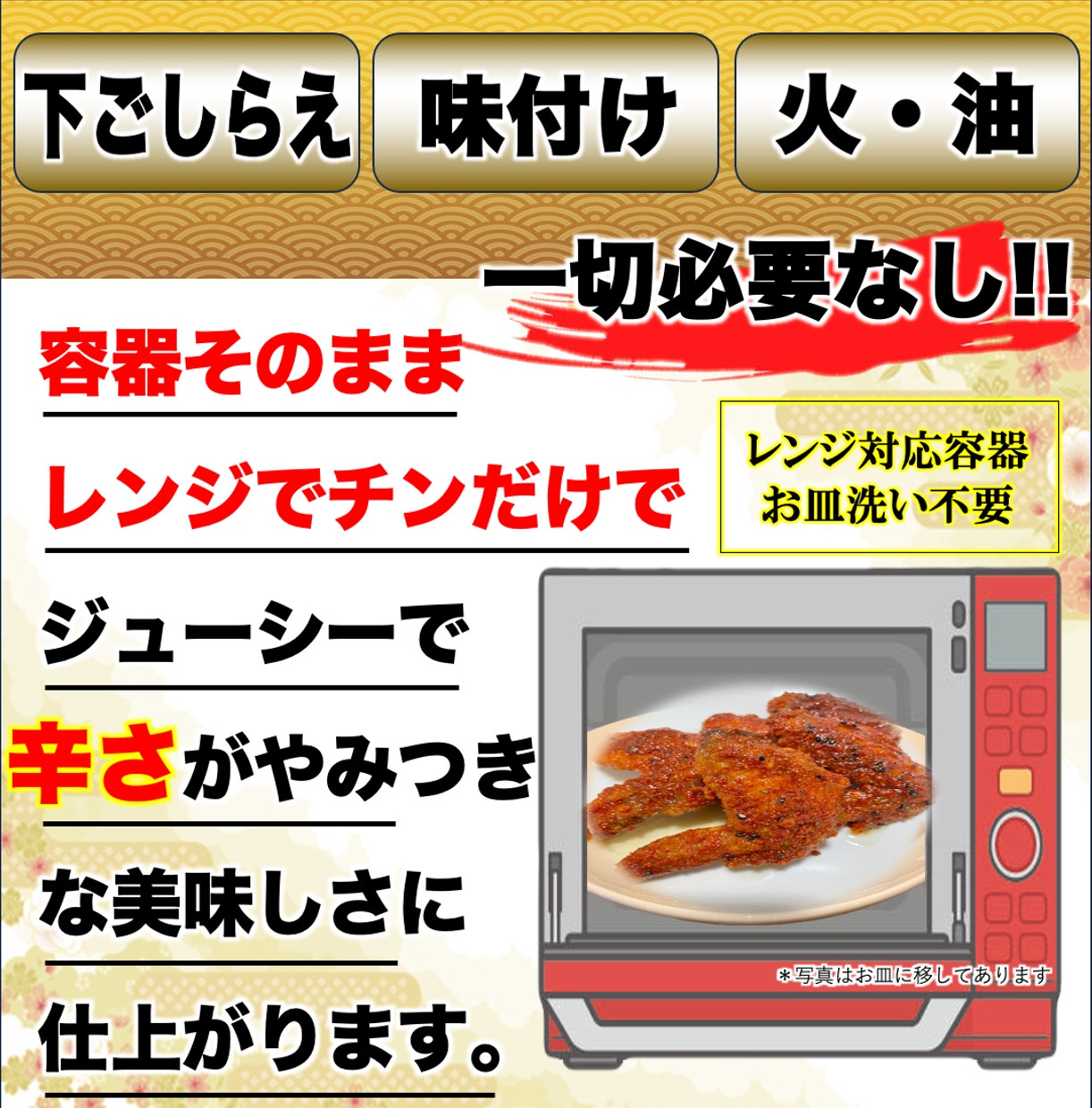 レッドホット特製手羽先唐揚げ【たけてば】瞬間急速冷凍仕上げ(5本入×4セット）【 惣菜 冷凍 冷凍から揚げ つまみ お酒のあて おかず お弁当 レンジ調理 温めるだけ 簡単調理 時短 ギフト お歳暮 贈答品 】