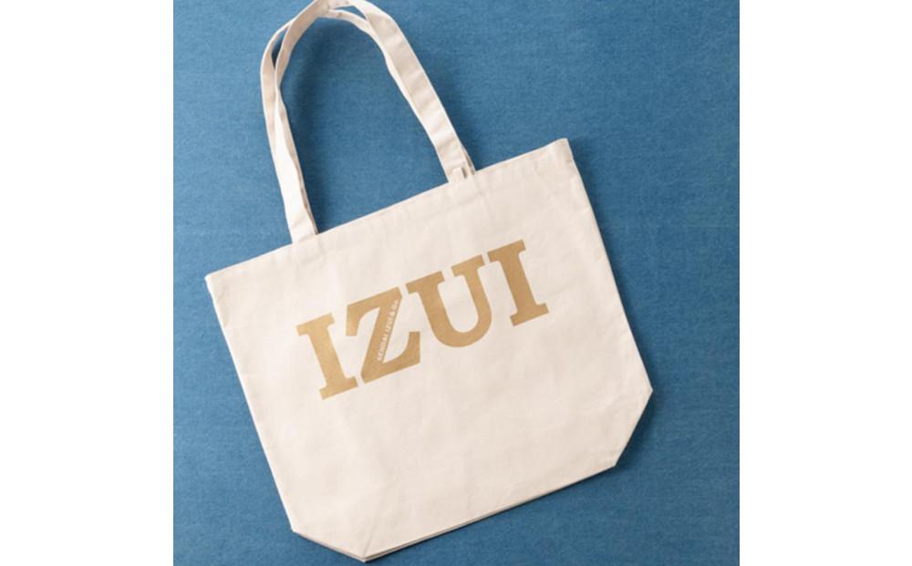 魔法の言葉「いずい」で「もちつもたれつ」IZUIトートバック(ナチュラル)