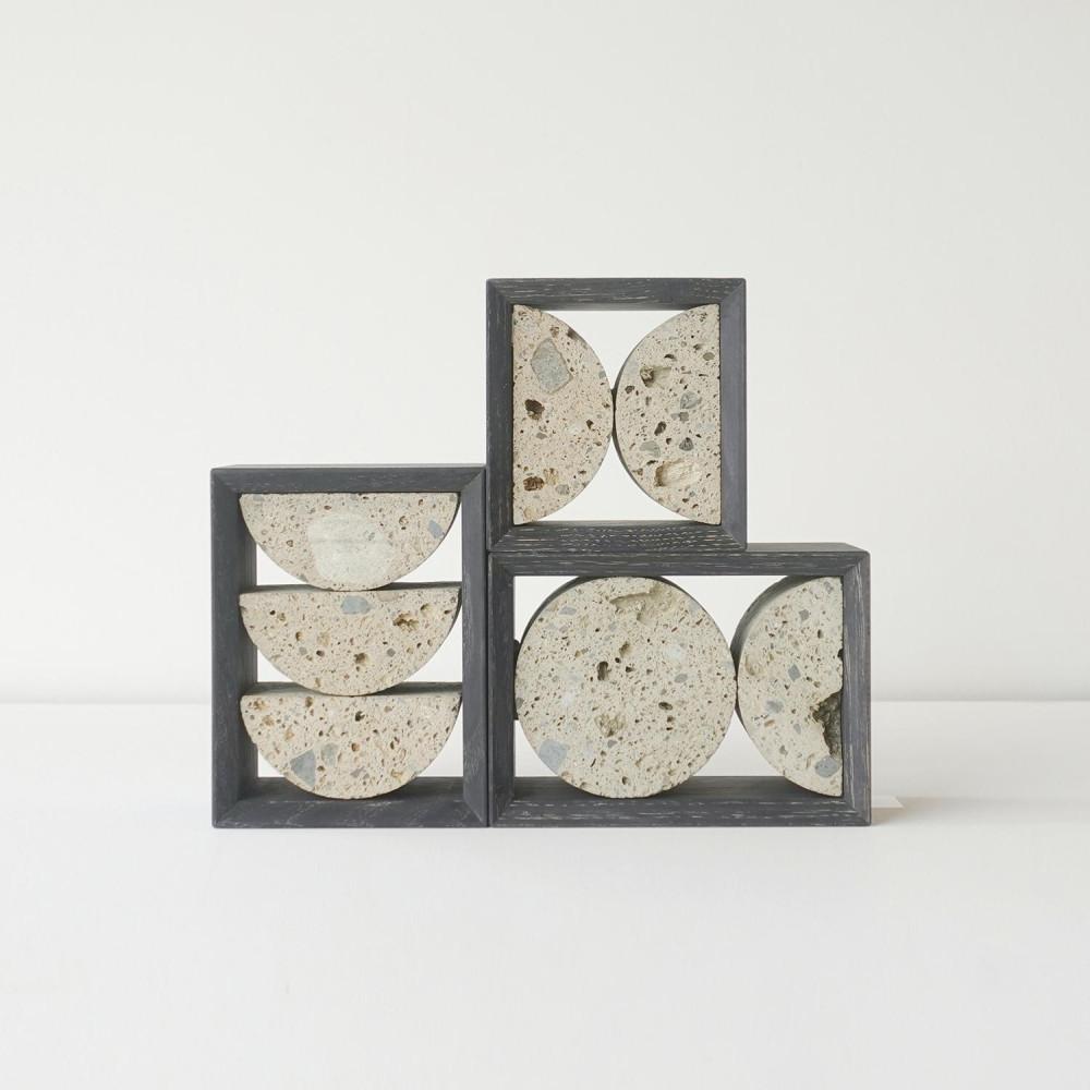 センダイフォルム ブックエンド01 ブラック【雑貨 日用品 文房具 ブックエンド インテリア デザイン 収納 オフィス 家庭 書斎 整理 整頓 モダン シンプル コンパクト 人気 便利 プレゼント ギフト 机上 知的 文房具 用品ステーショナリー】